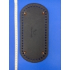 Dno do torebki 12 x 25 cm CZARNE