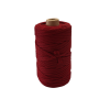 Sznurek poliestrowy płaski 5mm (op.100m ) BORDO nr 148