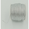 Sznurek metalizowany SREBRNY (op.90m)