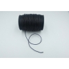 Sznurek woskowany 3mm - CZARNY (100m)