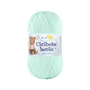 Włóczka Papatya Cicibebe Anty Pill - mięta - 5605 - MOTEK