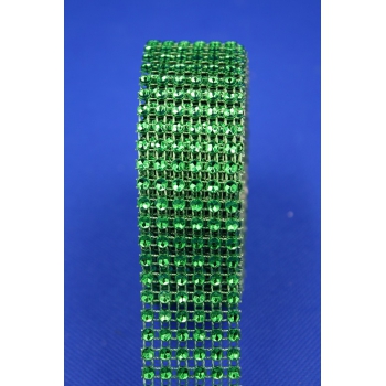 Taśma diamentowa [3cm] - zielony / chaber