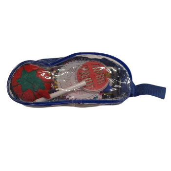Przybornik krawiecki w etui NIEBIESKI