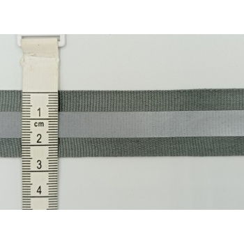 Taśma odblaskowa 25mm SZARA ( op.24m)