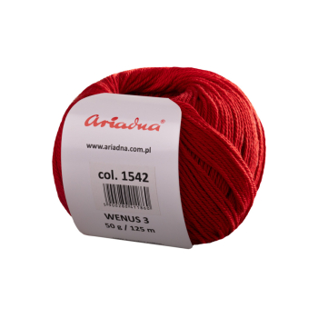 Włóczka Ariadna Wenus 3 [ 50g/125m ] kol.1542