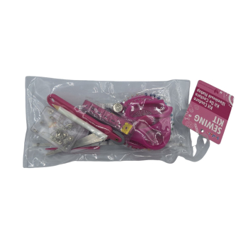 Przybornik krawiecki w etui RÓŻ