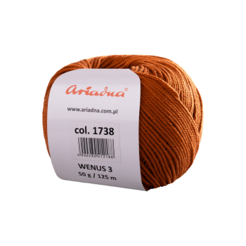 Włóczka Ariadna Wenus 3 [ 50g/125m ] kol.1738
