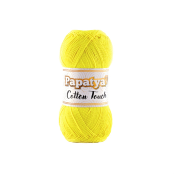 Włóczka Papatya Cotton Touch ŻÓŁTY 0850