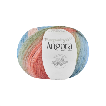 Włóczka Papatya ANGORA - MELANŻ - 38 - MOTEK