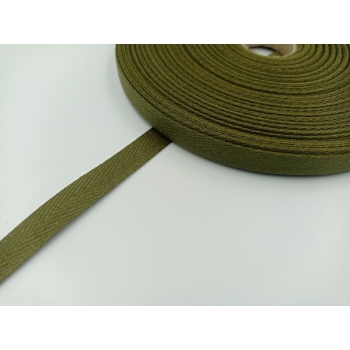 Taśma bawełniana 10mm - KHAKI (op.50m)