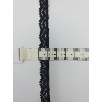 Koronka elastyczna 1,5cm CZARNA