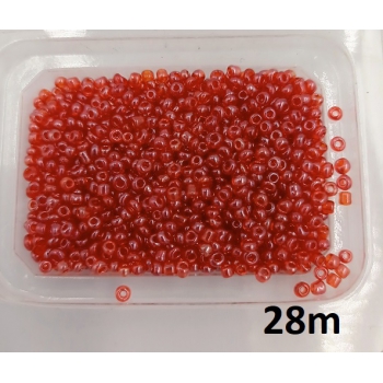Koraliki szklane MALINA ok.0,3cm