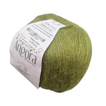 Włóczka Papatya ANGORA - ZIELONY - 6950 - MOTEK