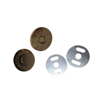 Zapięcie MAGNES do torebek 18mm ( op.2szt.) ZŁOTE