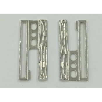 Klamra ozdobna zapięcia 5cm - SREBRNA