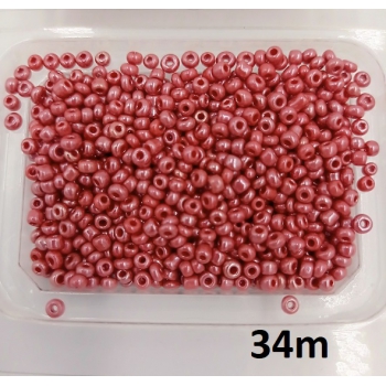 Koraliki szklane JASNY BORDO ok.0,3cm
