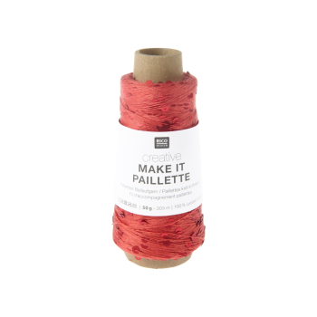 CREATIV MAKE IT PAILLETTE 004 czerwona