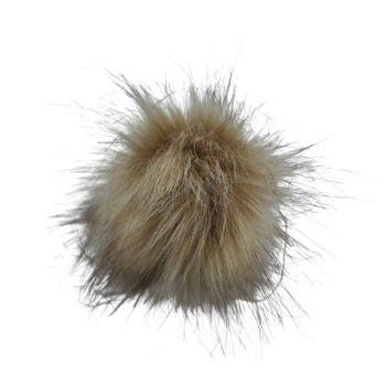 Pompon z lisa 12cm [P-48] BEŻ