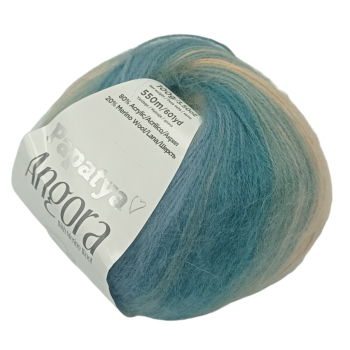 Włóczka Papatya ANGORA - MELANŻ - 38 - MOTEK