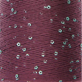 Rico Design z cekinami - BORDO 016