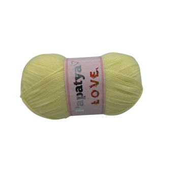 Włóczka Papatya LOVE - JASNY ŻÓŁTY - 7010 - MOTEK
