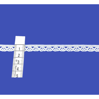 Koronka bawełniana 13mm BIAŁA (op.25m)