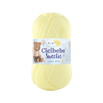 Włóczka Papatya Cicibebe Anty Pill - żółty - 7010 - MOTEK