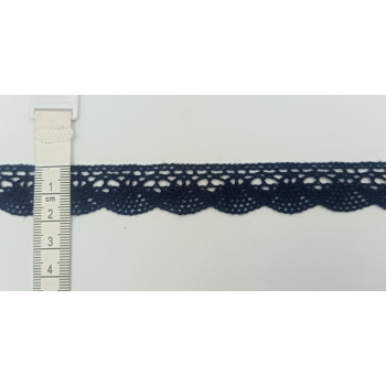 Koronka bawełniana 20mm GRANAT (op.12,5m)