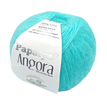 Włóczka Papatya ANGORA - TURKUS - 5620 - MOTEK