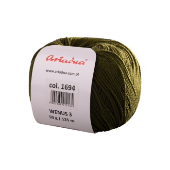 Włóczka Ariadna Wenus 3 [ 50g/125m ] kol.1694