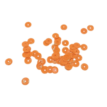 Cekiny pastelowe POMARAŃCZ 8mm [10g]