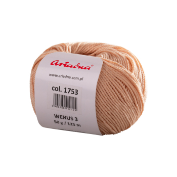 Włóczka Ariadna Wenus 3 [ 50g/125m ] kol.1753