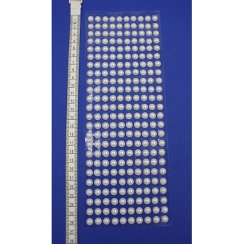 Półperełki przylepne 8mm - białe lub krem