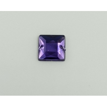 Kamienie ozdobne - GAMA KOLORÓW - kwadrat 10x10mm - op.25sztuk