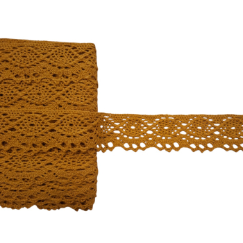 Koronka bawełniana 30mm MIÓD (op.12,5m)