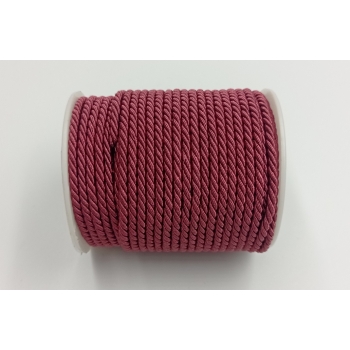 Sznur skręcany 3mm BORDO (op.27,4m)