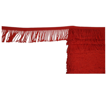 Frędzle 60mm CZERWONE 313 (op.25m)