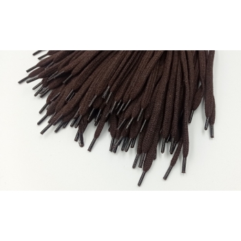 Sznurowadła bawełniane płaskie 7mm/150cm - BRĄZ