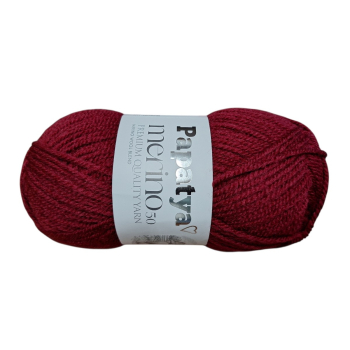 Włóczka Papatya Merino 50 - 3230 - BORDO