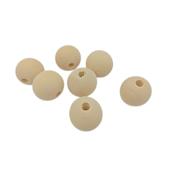 Koraliki drewno 14mm [80szt]