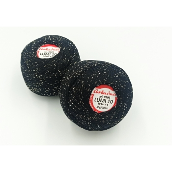 Kordonek z metalizowaną nitką LUMI10 50g/280m nr109