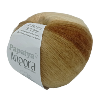 Włóczka Papatya ANGORA - MELANŻ - 02 - MOTEK