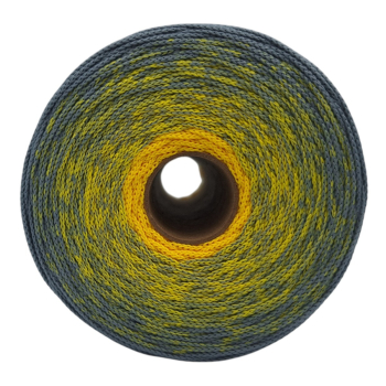 Sznurek poliestrowy płaski 4mm (op.280m ) SZARY - SŁONECZNIK 4750