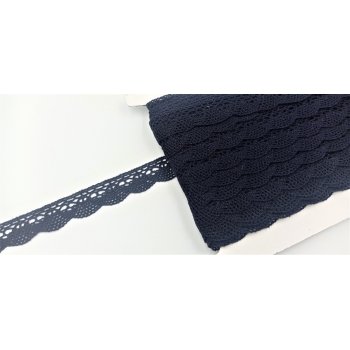 Koronka bawełniana 20mm GRANAT (op.12,5m)