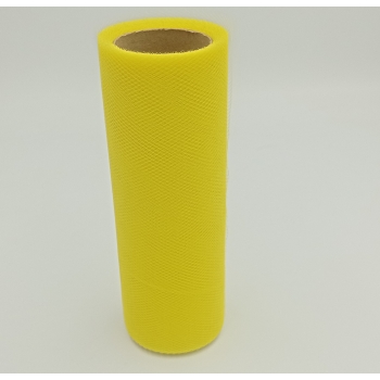 Tiul na szpulce [15cm x 9m] ŻÓŁTY A06