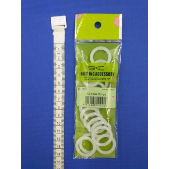 Plastikowe kółka do obrabiania szydełkiem [25mm]