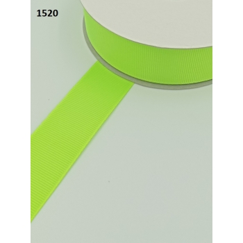 Taśma rypsowa 25mm (op.27,4m) OSTRY ŻÓŁTY nr 1520