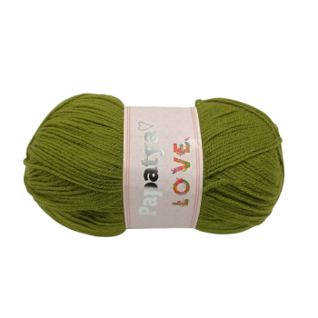 Włóczka Papatya LOVE - OLIWKA - 6950 - MOTEK