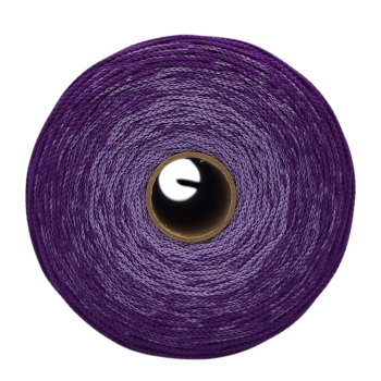 Sznurek poliestrowy płaski 4mm (op.280m ) FIOLET - LILA 4762