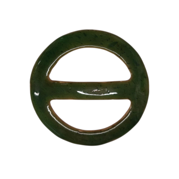 Klamra ozdobna 6cm ZIELONY